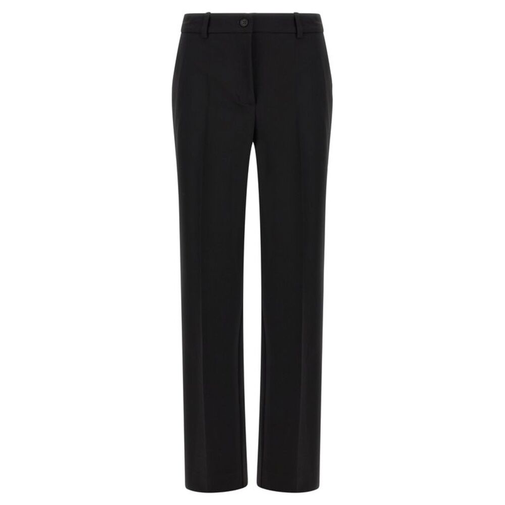 P.A.R.O.S.H. Black Virgin Wool Dress Women's Pants